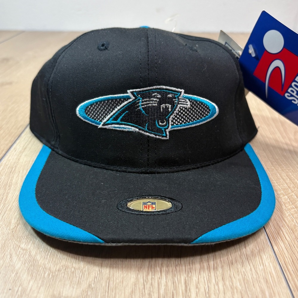 Sports Specialties Carolina Panthers NFL Youth Snapback Hat Black Blue Vintage